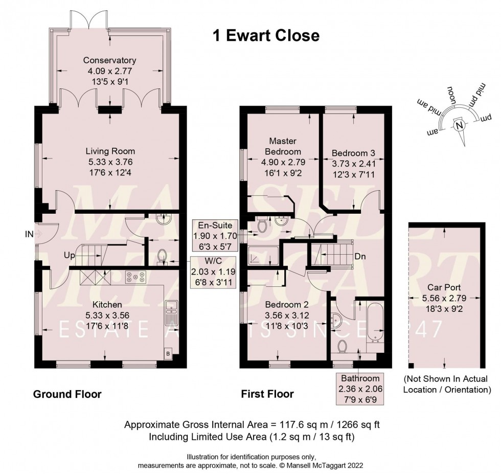 Floorplan for Ewart Close, Hassocks, BN6