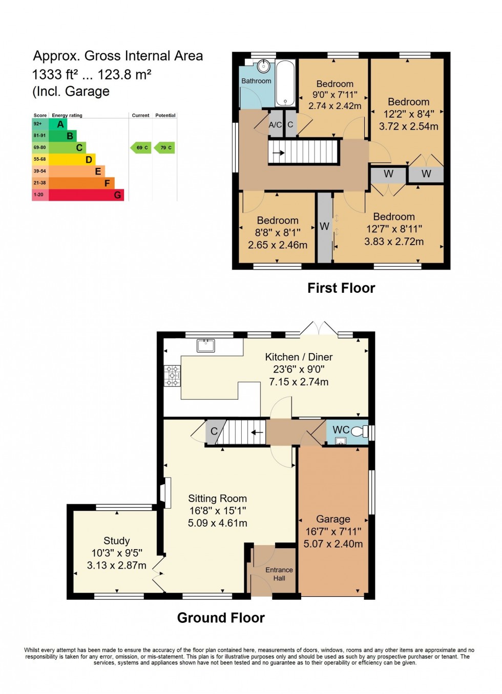 Floorplan for Southridge Rise, Crowborough, TN6