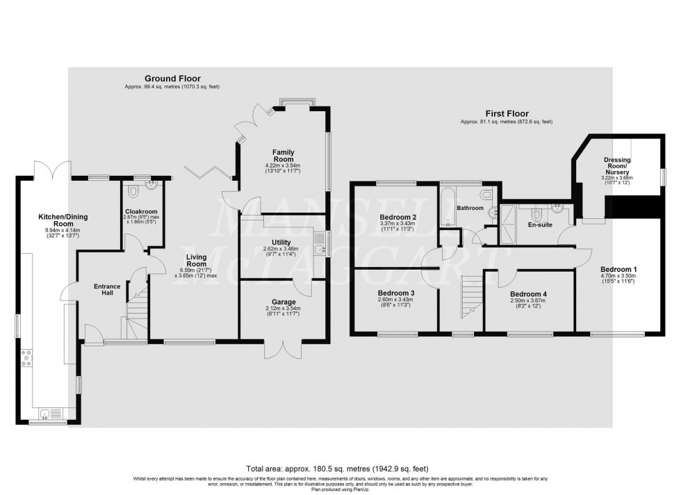 Floorplan for Hophurst Drive, Crawley Down, RH10
