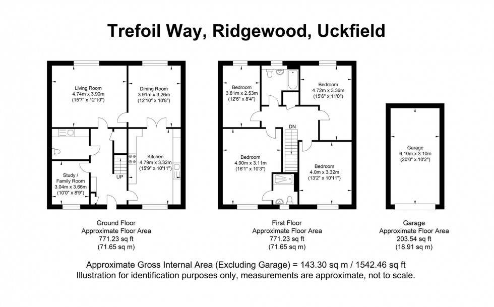 Floorplan for Trefoil Way, Ridgewood, TN22