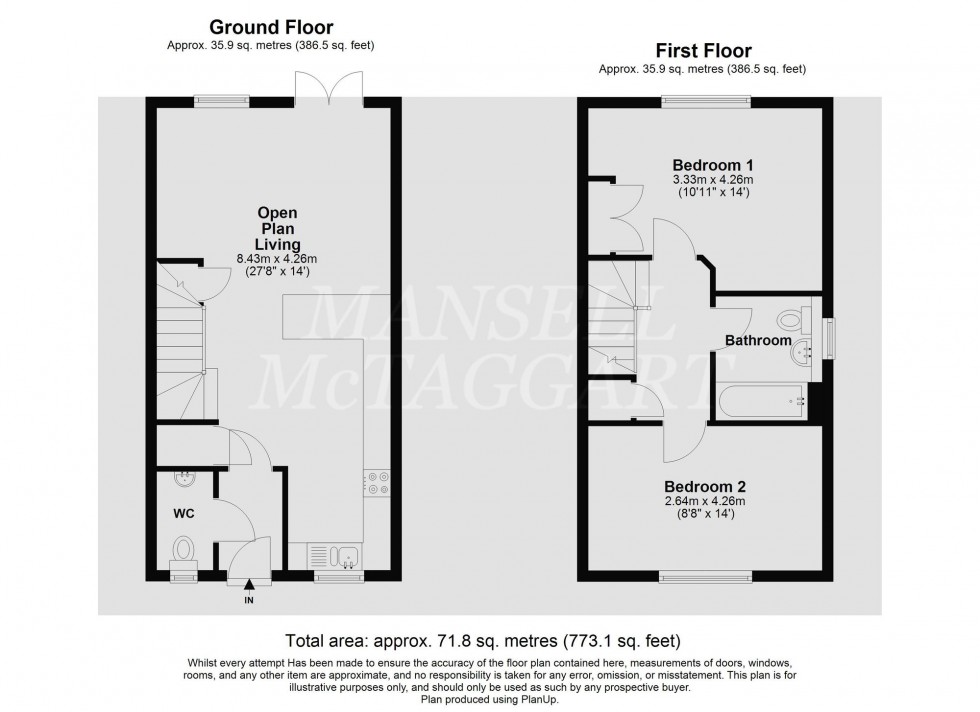 Floorplan for Felsmere Drive, Felbridge, RH19