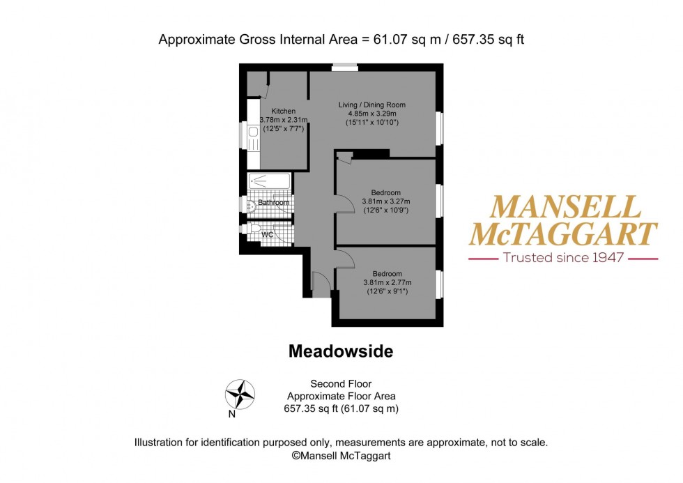 Floorplan for Meadowside, Storrington, RH20
