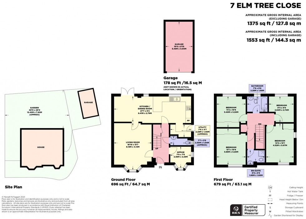 Floorplan for Elm Tree Close, Hassocks, BN6