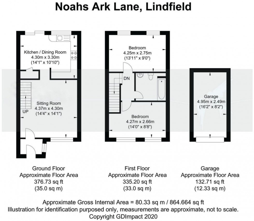 Floorplan for Noahs Ark Lane, Lindfield, RH16