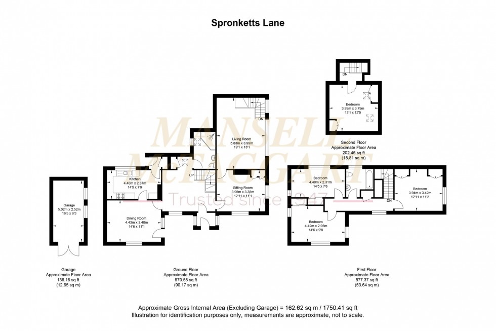 Floorplan for Spronketts Lane, Bolney, RH17