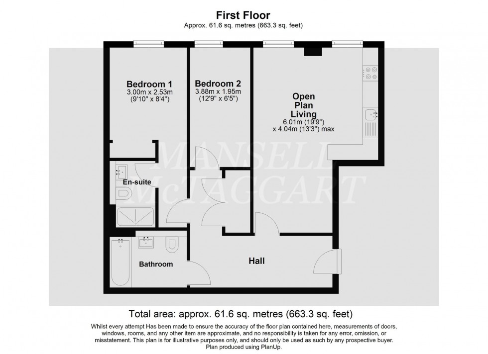 Floorplan for White Lion Close, East Grinstead, RH19