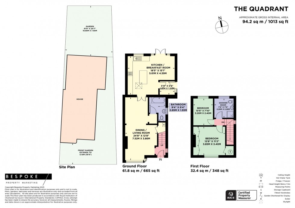 Floorplan for The Quadrant, Hassocks, BN6