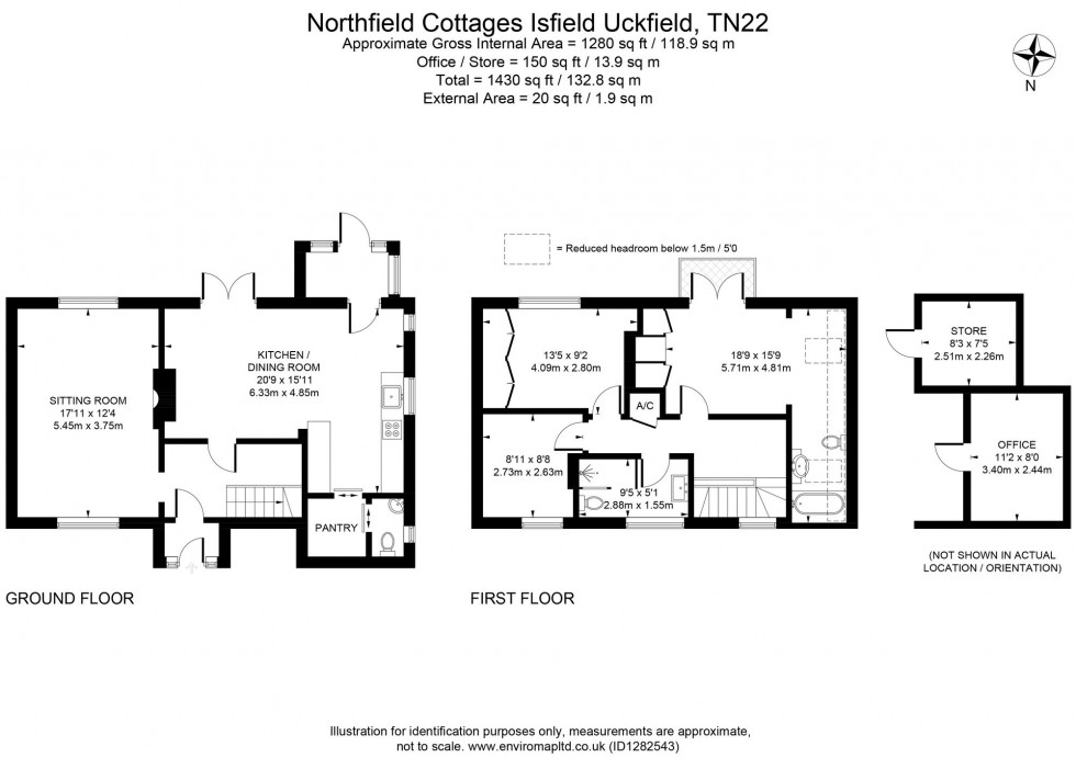 Floorplan for Isfield, Uckfield, TN22