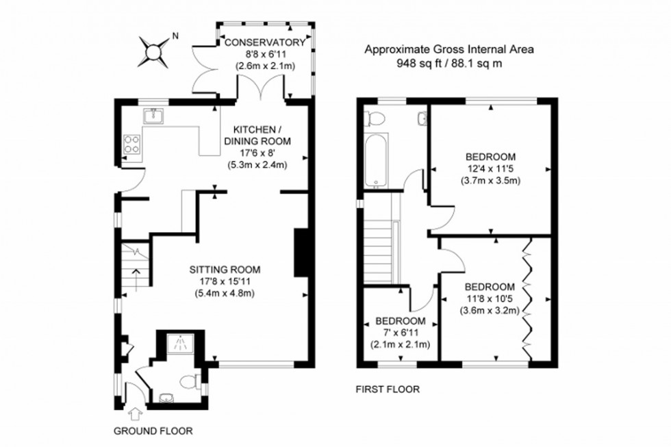 Floorplan for Woodlands Road, Haywards Heath, RH16