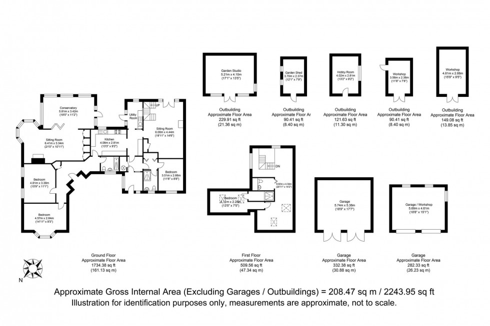 Floorplan for The Broyle, Shortgate, BN8