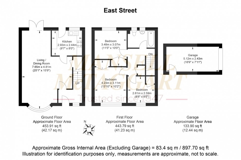 Floorplan for East Street, Billingshurst, RH14