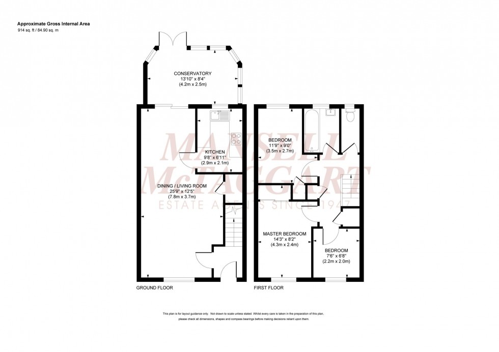 Floorplan for Charlwood Gardens, Burgess Hill, RH15