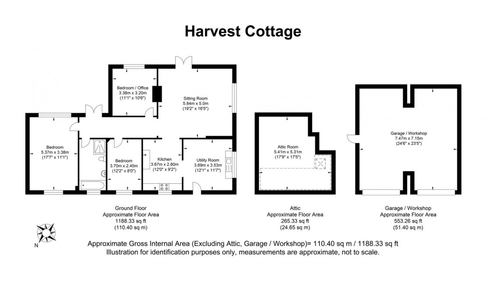 Floorplan for Framfield, Uckfield, TN22