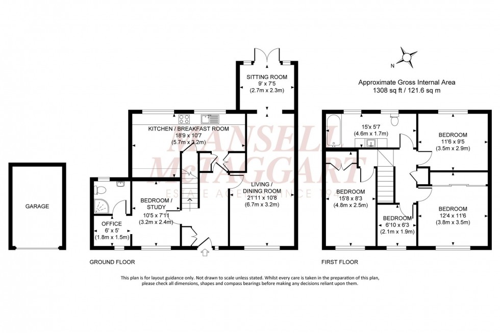 Floorplan for East View Fields, Plumpton Green, BN7