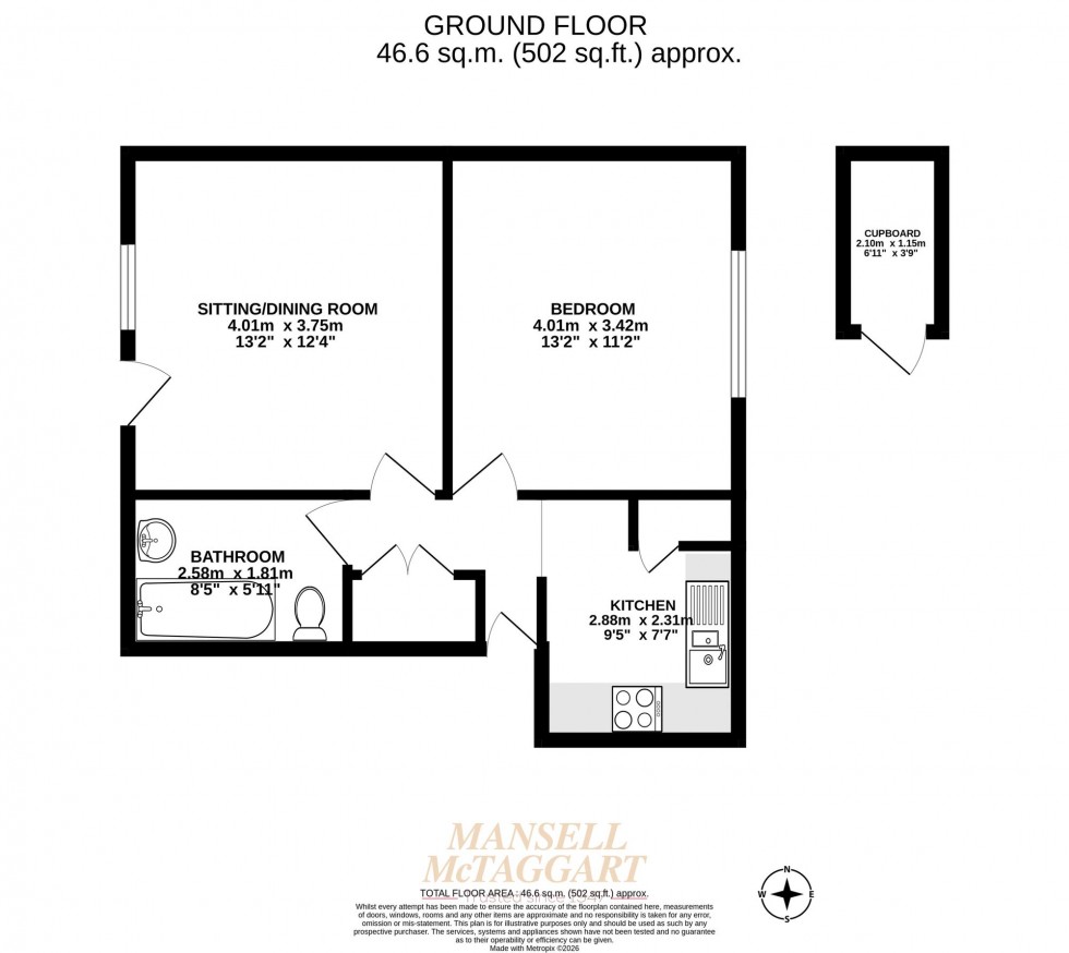 Floorplan for Court Lodge Road, Horley, RH6