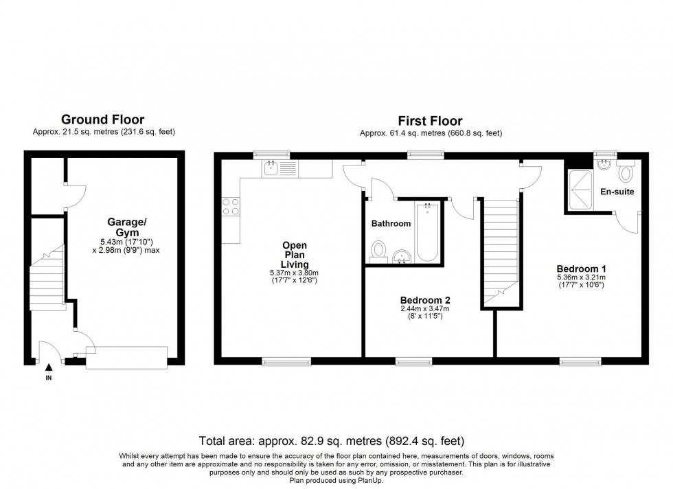 Floorplan for Somerley Drive, Crawley, RH10