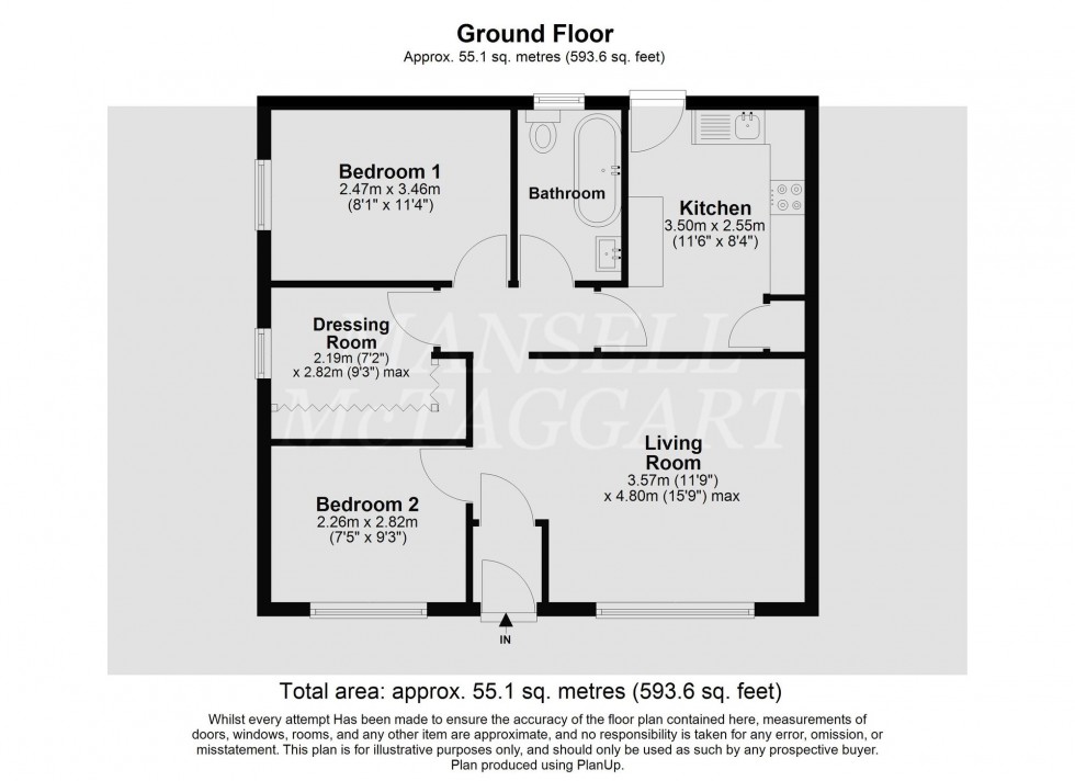 Floorplan for Horsham Road, Pease Pottage, RH11