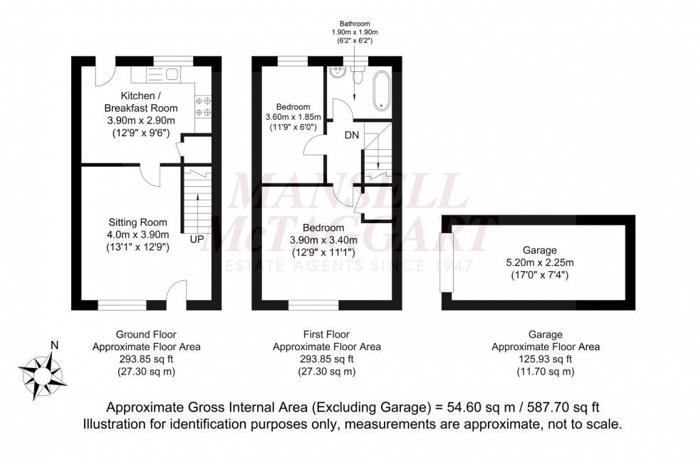 Floorplan for Oak Tree Way, Horsham, RH13