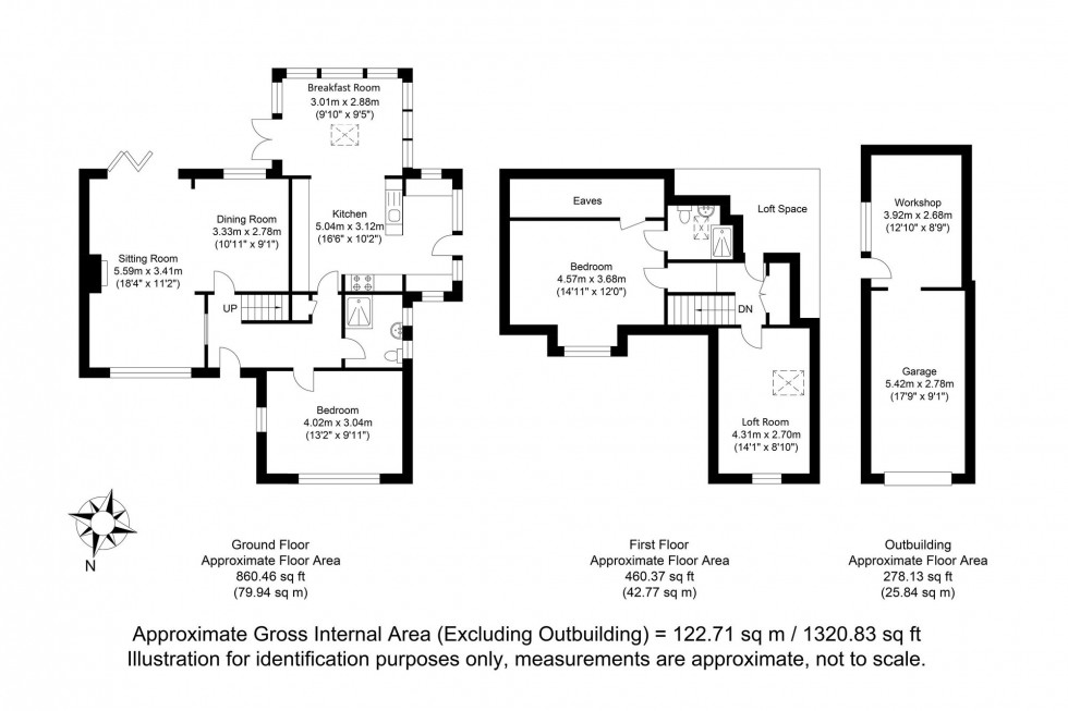 Floorplan for Little Paddock, Ringmer, BN8
