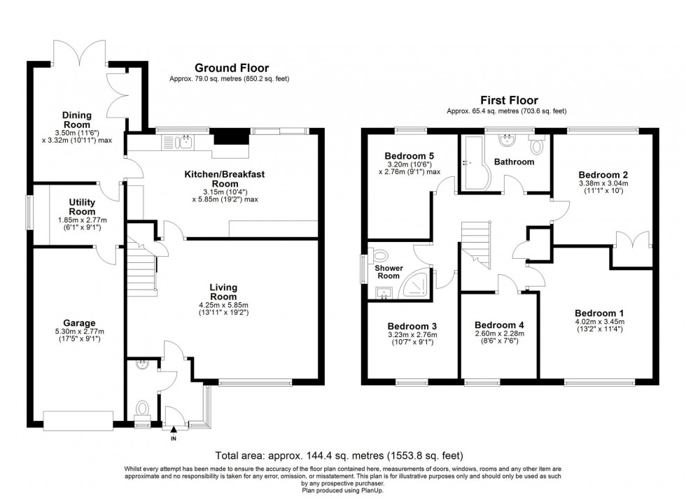 Floorplan for Freshfield Bank, Forest Row, RH18