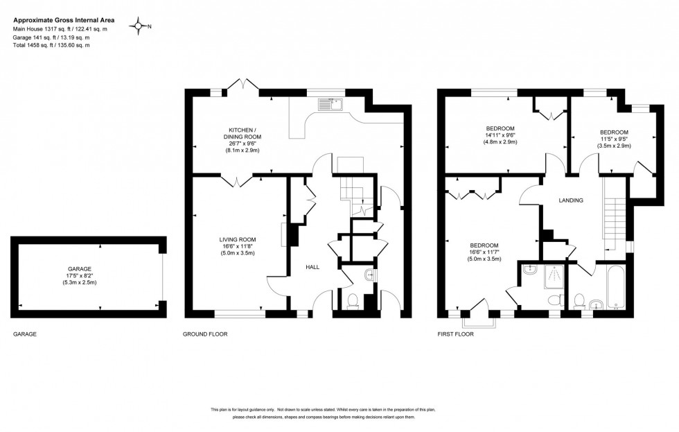 Floorplan for Finches Gardens, Lindfield, RH16