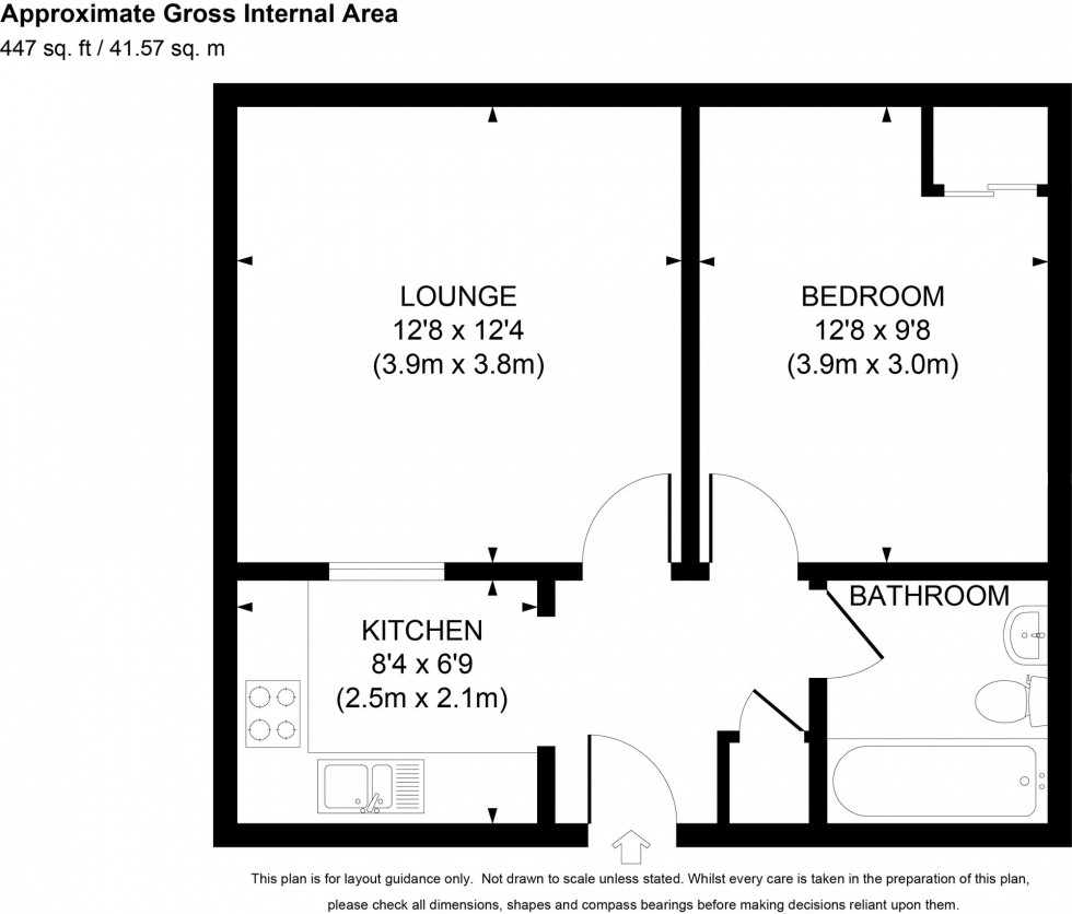Floorplan for Chailey Court, Franklynn Road, RH16