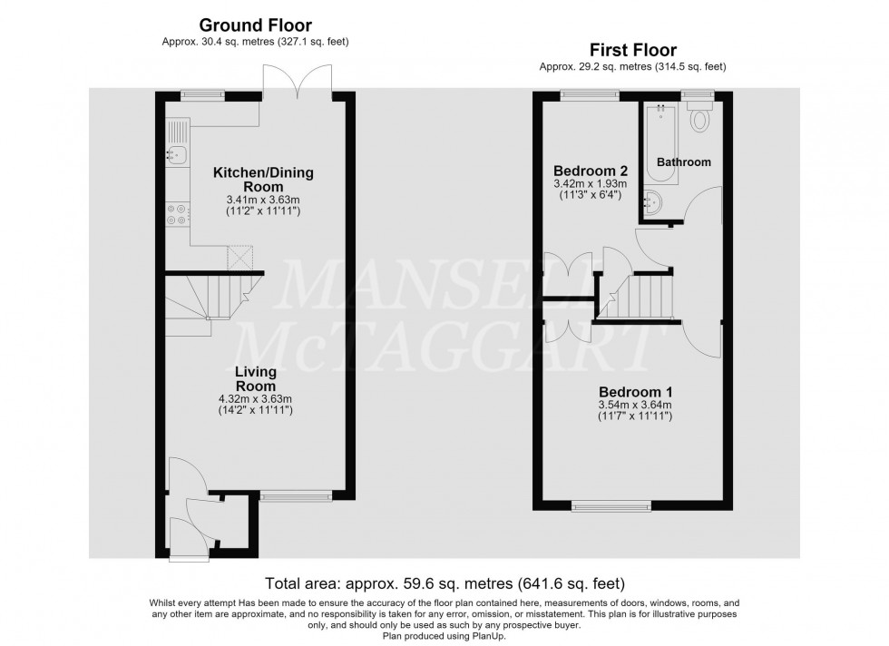 Floorplan for Darenth Way, Surrey, RH6