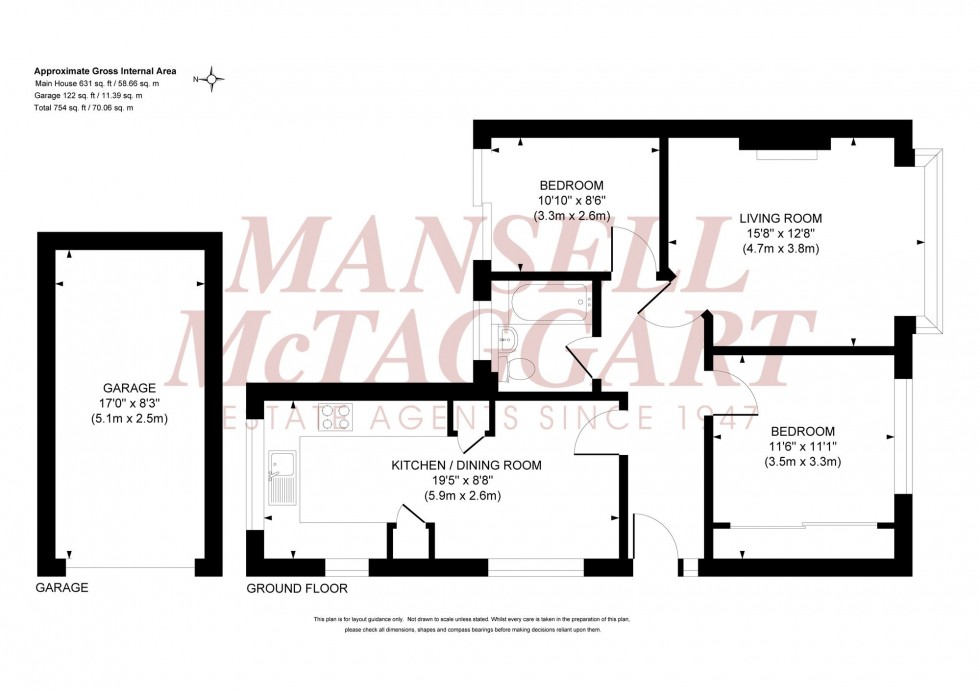 Floorplan for Woodcrest Road, Burgess Hill, RH15
