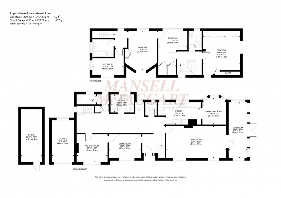Floorplan for Ferndale Road, Burgess Hill, RH15
