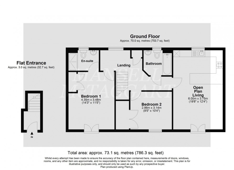 Floorplan for Worsell Drive, Copthorne, RH10