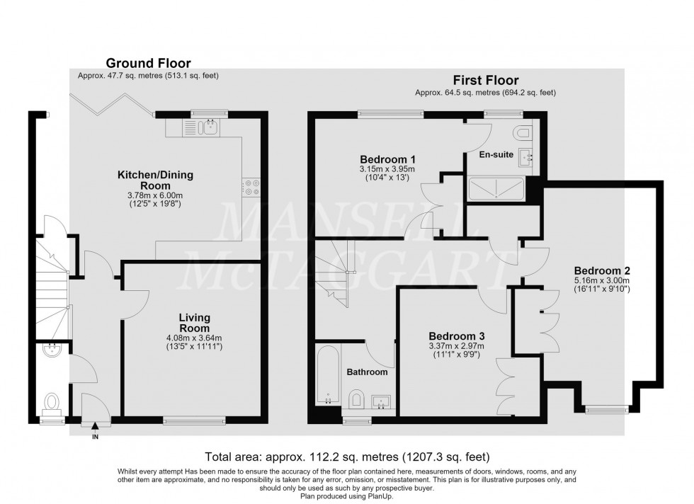 Floorplan for Ashplats Mews, East Grinstead, RH19