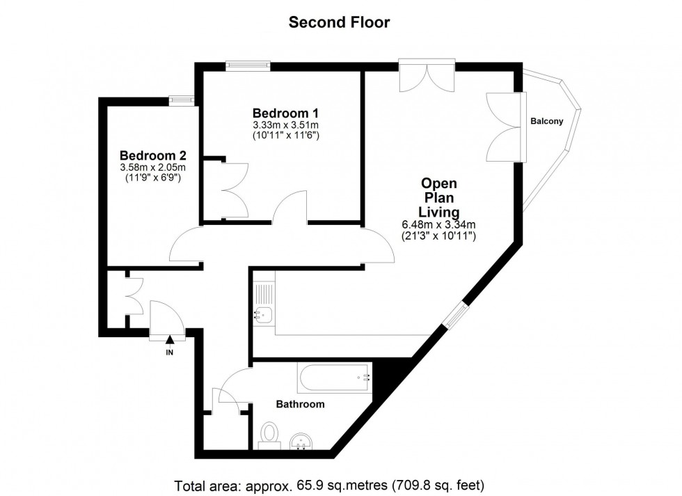 Floorplan for West Green Drive, Crawley, RH11