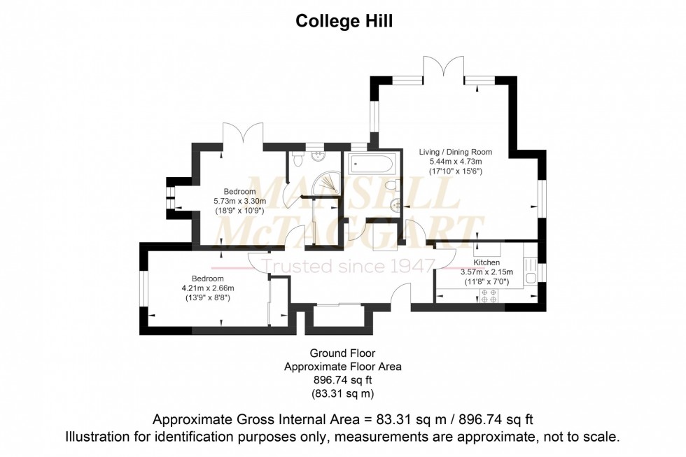 Floorplan for College Hill, Steyning, BN44