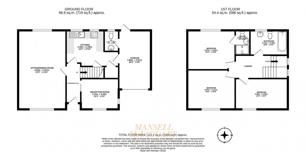 Floorplan for Horley Row, Horley, RH6