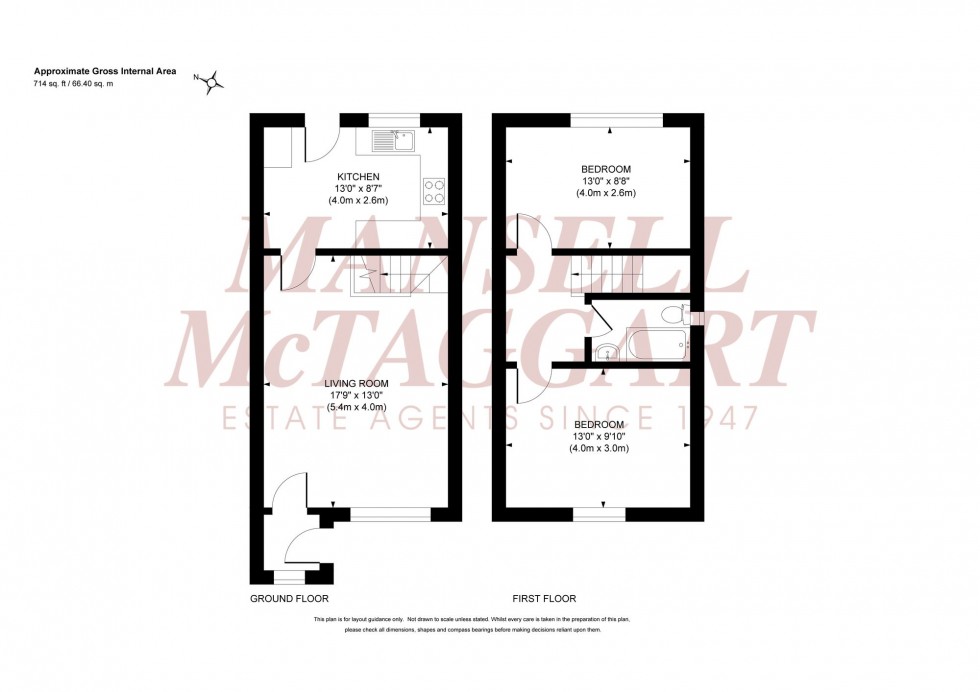 Floorplan for Burdocks Drive, Burgess Hill, RH15