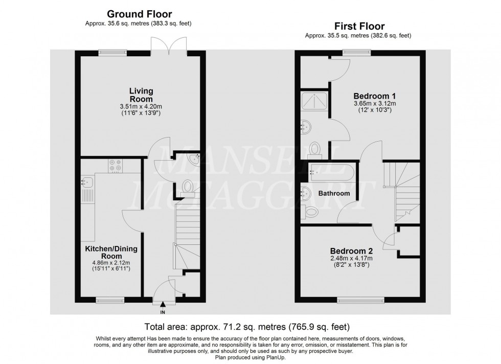 Floorplan for Hoadley Road, Horley, RH6