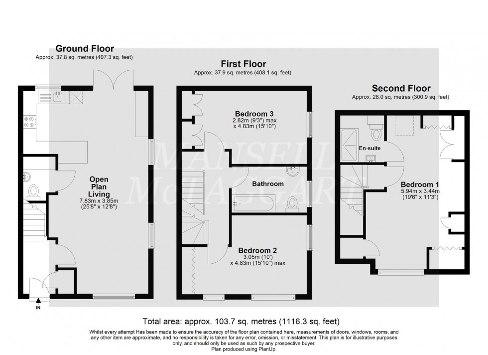 Floorplan for Dunnings Road, East Grinstead, RH19