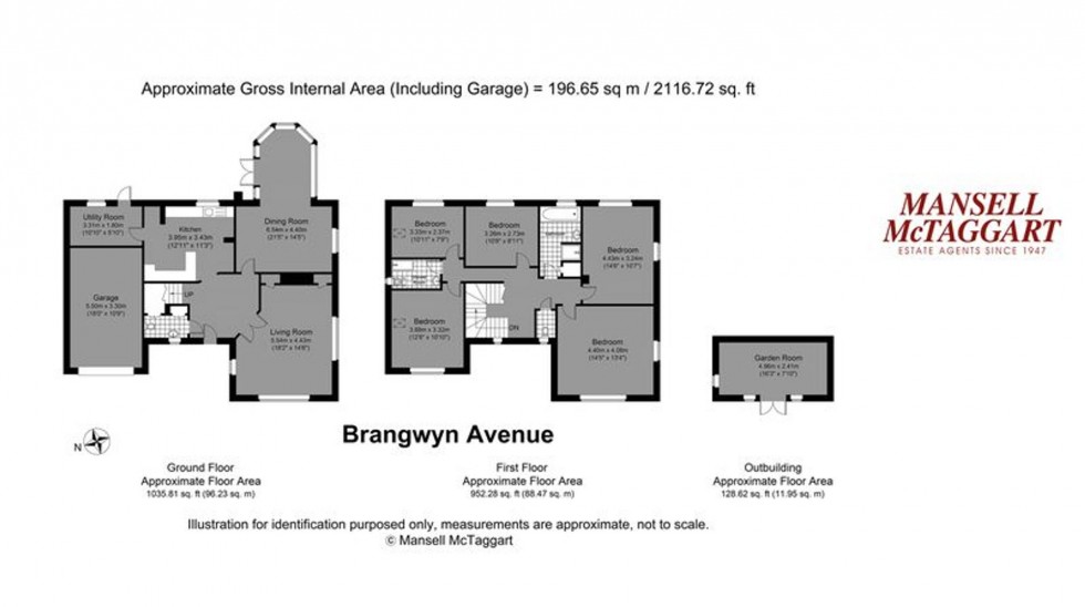 Floorplan for Brangwyn Avenue, Brighton, BN1