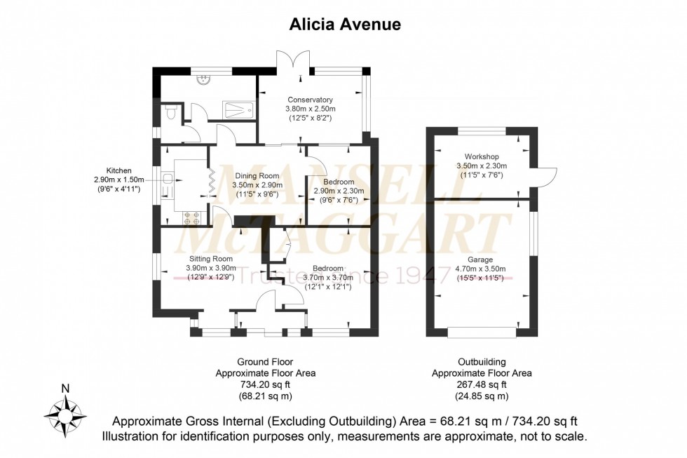 Floorplan for Alicia Avenue, Ashington, RH20