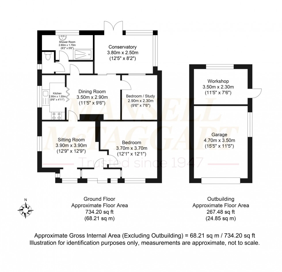 Floorplan for Alicia Avenue, Ashington, RH20