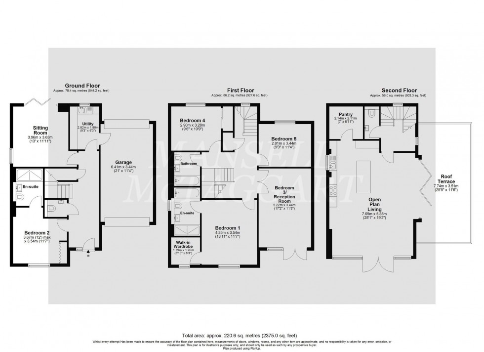 Floorplan for Songhurst Gardens, Pease Pottage, RH11