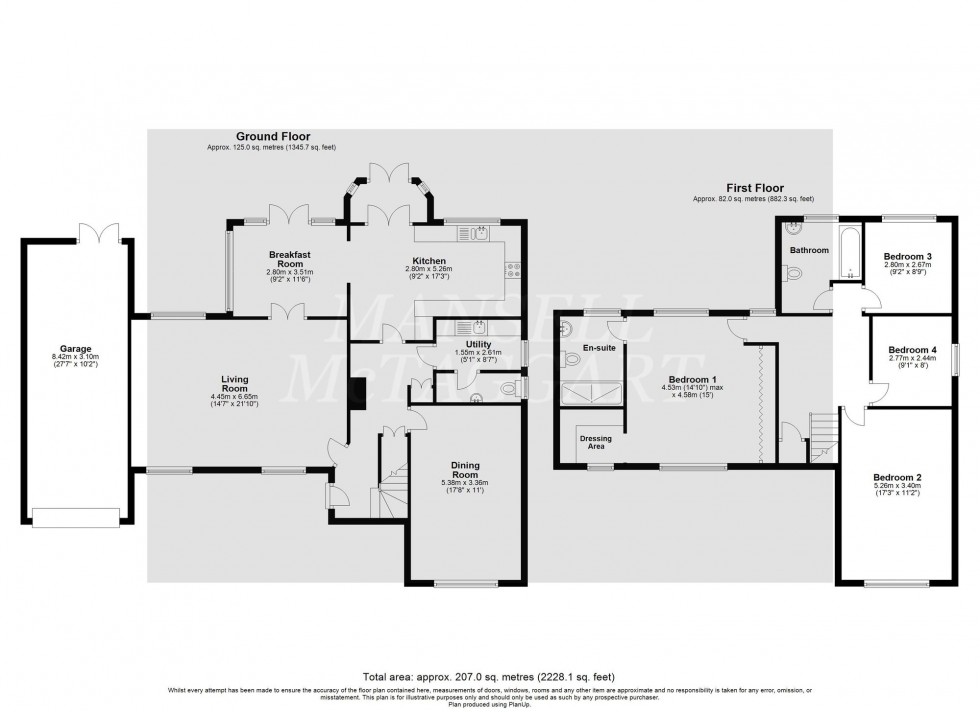Floorplan for The Limes, Felbridge, RH19