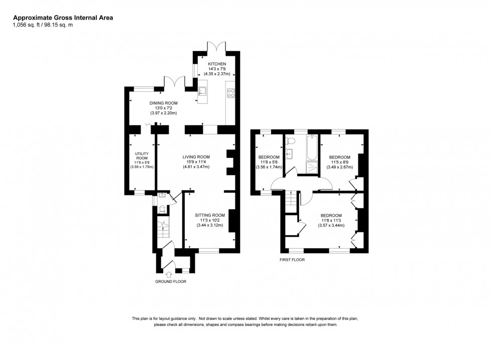 Floorplan for Kents Road, Haywards Heath, RH16