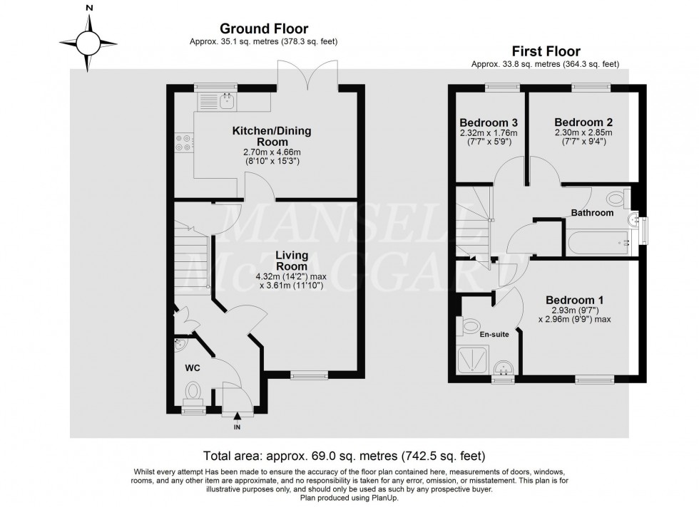 Floorplan for Campbell Grove, Horley, RH6