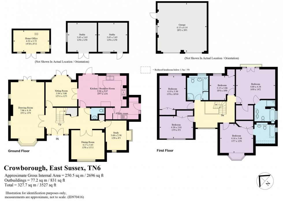 Floorplan for Mardens Hill, Crowborough, TN6