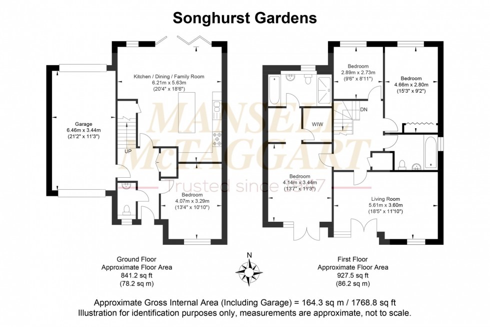 Floorplan for Songhurst Gardens, Pease Pottage, RH11
