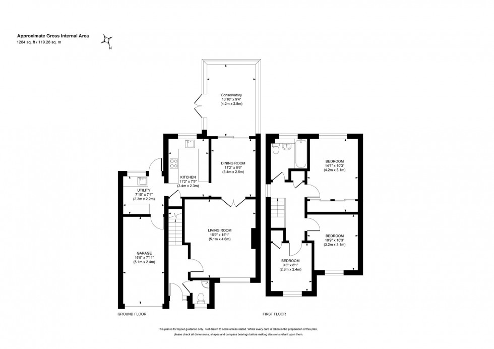 Floorplan for Beech Hill, Haywards Heath, RH16