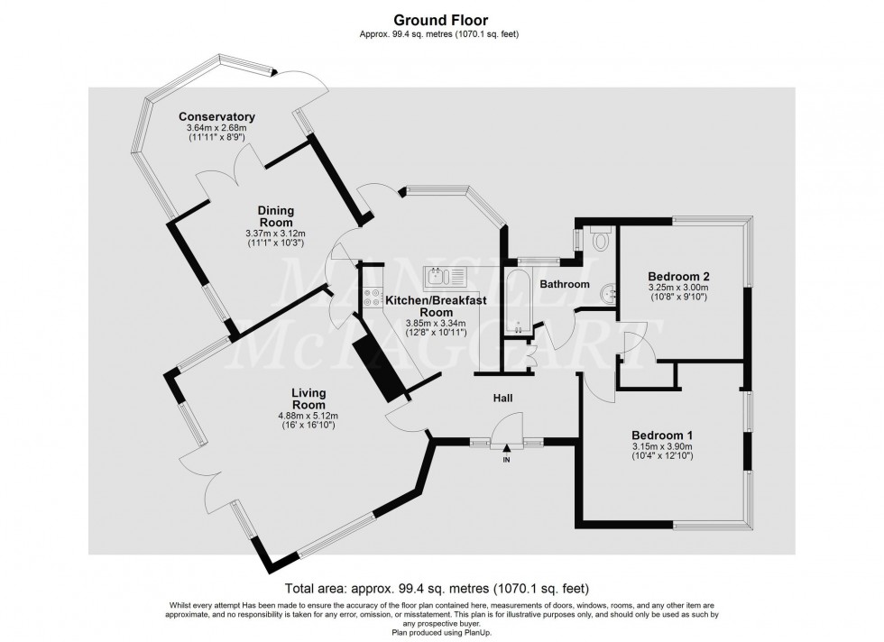Floorplan for Park Crescent, Forest Row, RH18