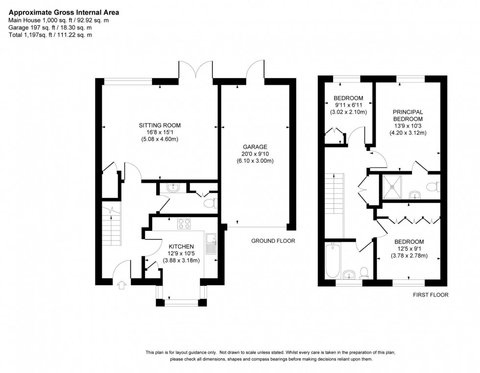 Floorplan for Trefoil Avenue, Lindfield, RH16