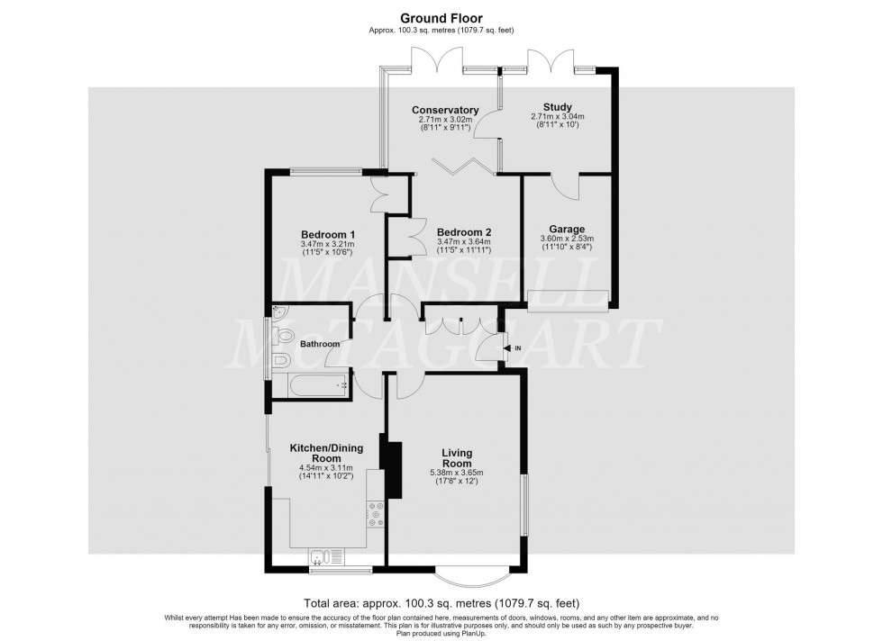 Floorplan for Hazelwood Close, Crawley Down, RH10